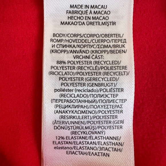 RLX Golf Ralph Lauren Women Red Stretch Jersey Quarter-Zip Pullover Size S NEW - Picture 11 of 14